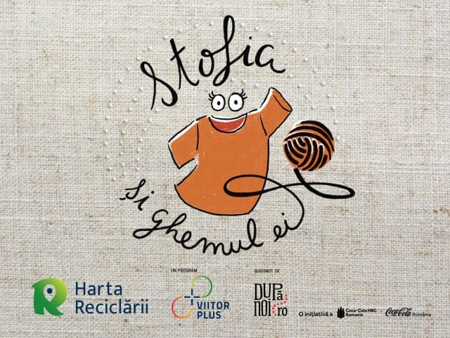 Stofa, inul și poliesterul devin personaje în lecțiile create de Harta Reciclării